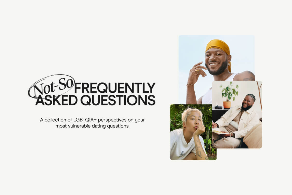 Collage of three authors and the text Not-So Frequently Asked Questions